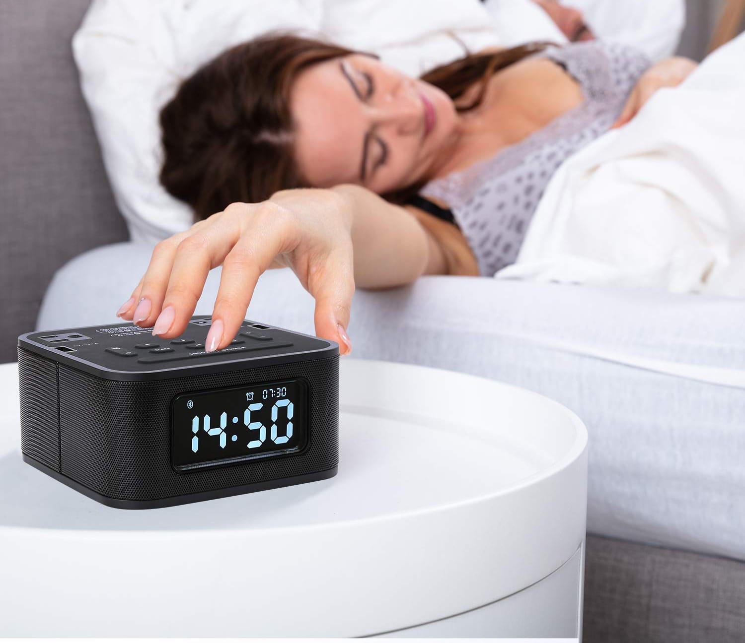 bluetooth alarm clock with remote sony