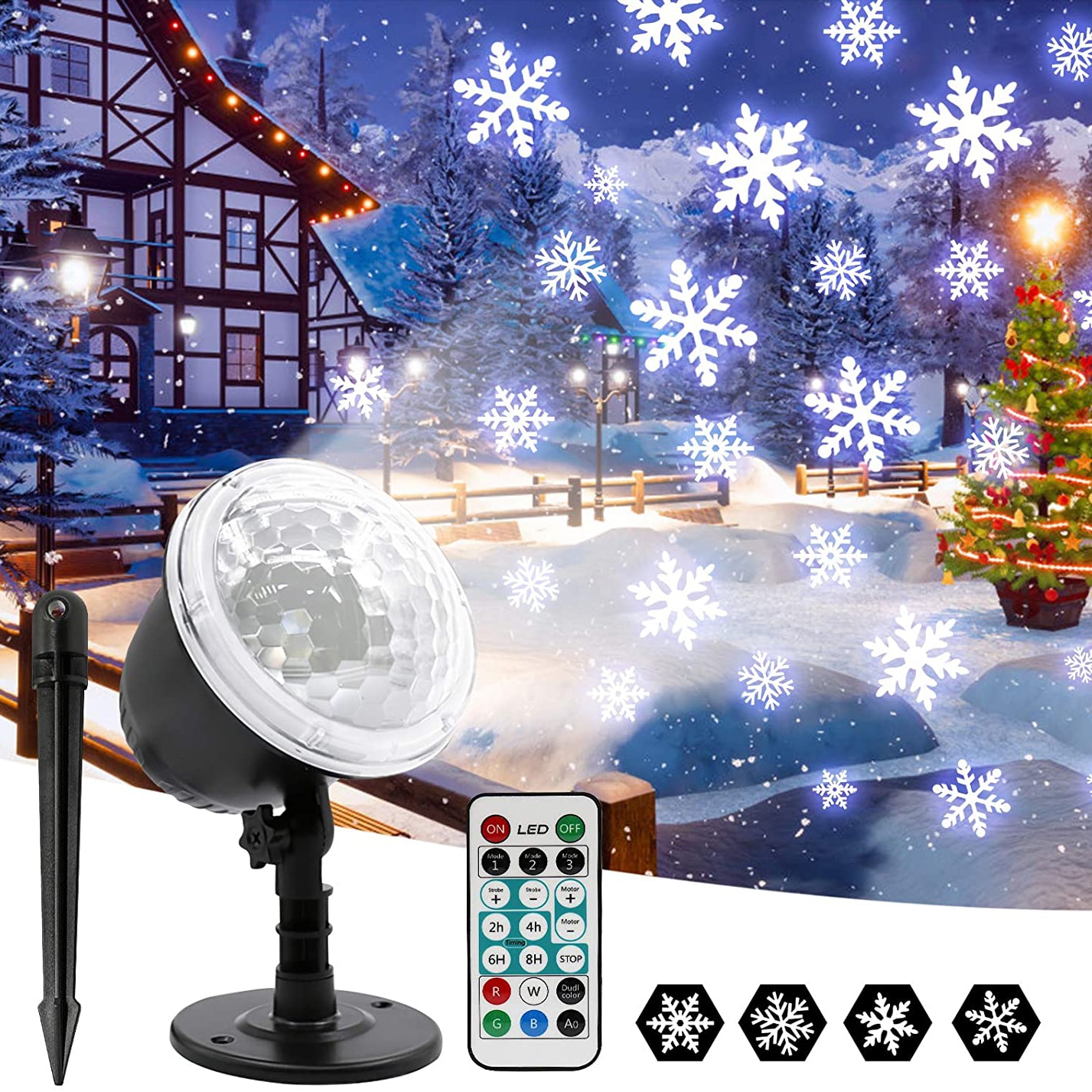 merry christmas projector light