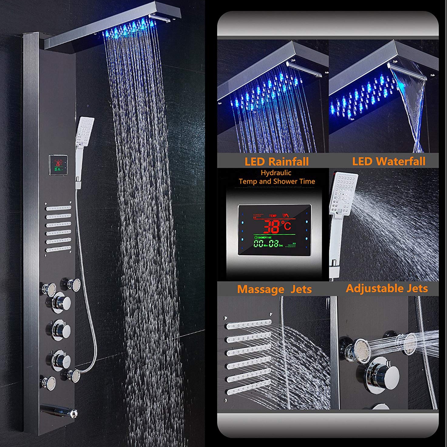 Top 10 Best LED Shower Heads in 2021 Reviews Buyer's Guide