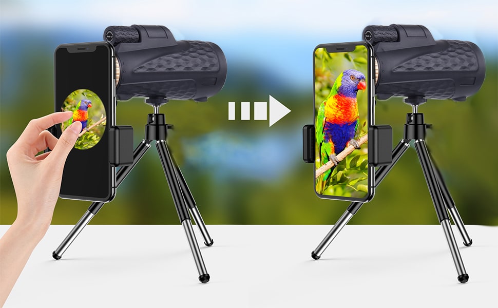 telescope monocular phone smartphone bird camera guide hunting